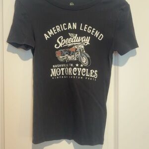 American Legend Black Short Sleeve Tee